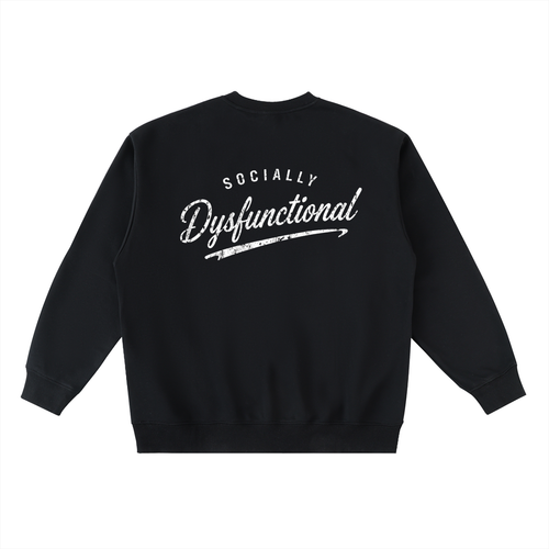 Papacitos Black Crewneck Sweatshirt 003P
