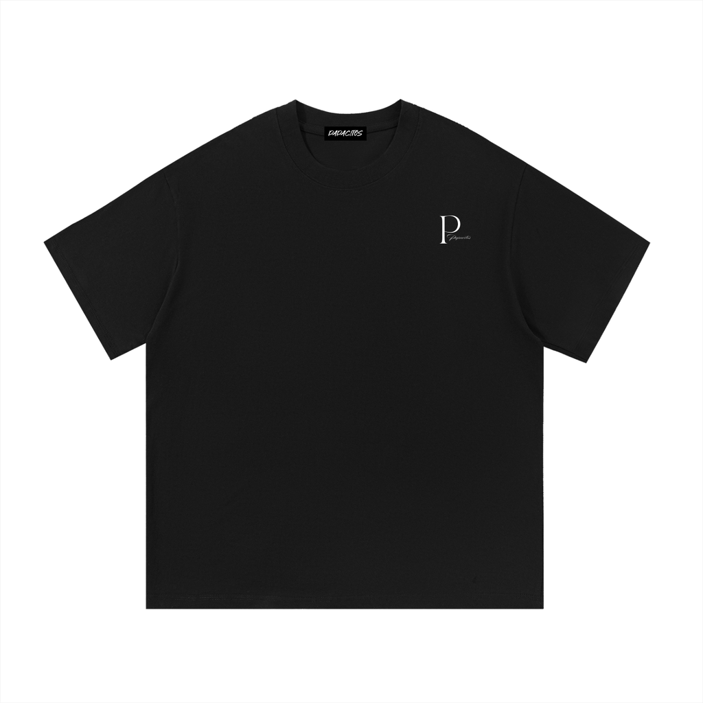 Papacitos Black Essential Cotton T-Shirt 003P
