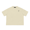 Papacitos Classic Beige Loose Boxy Tee 002P