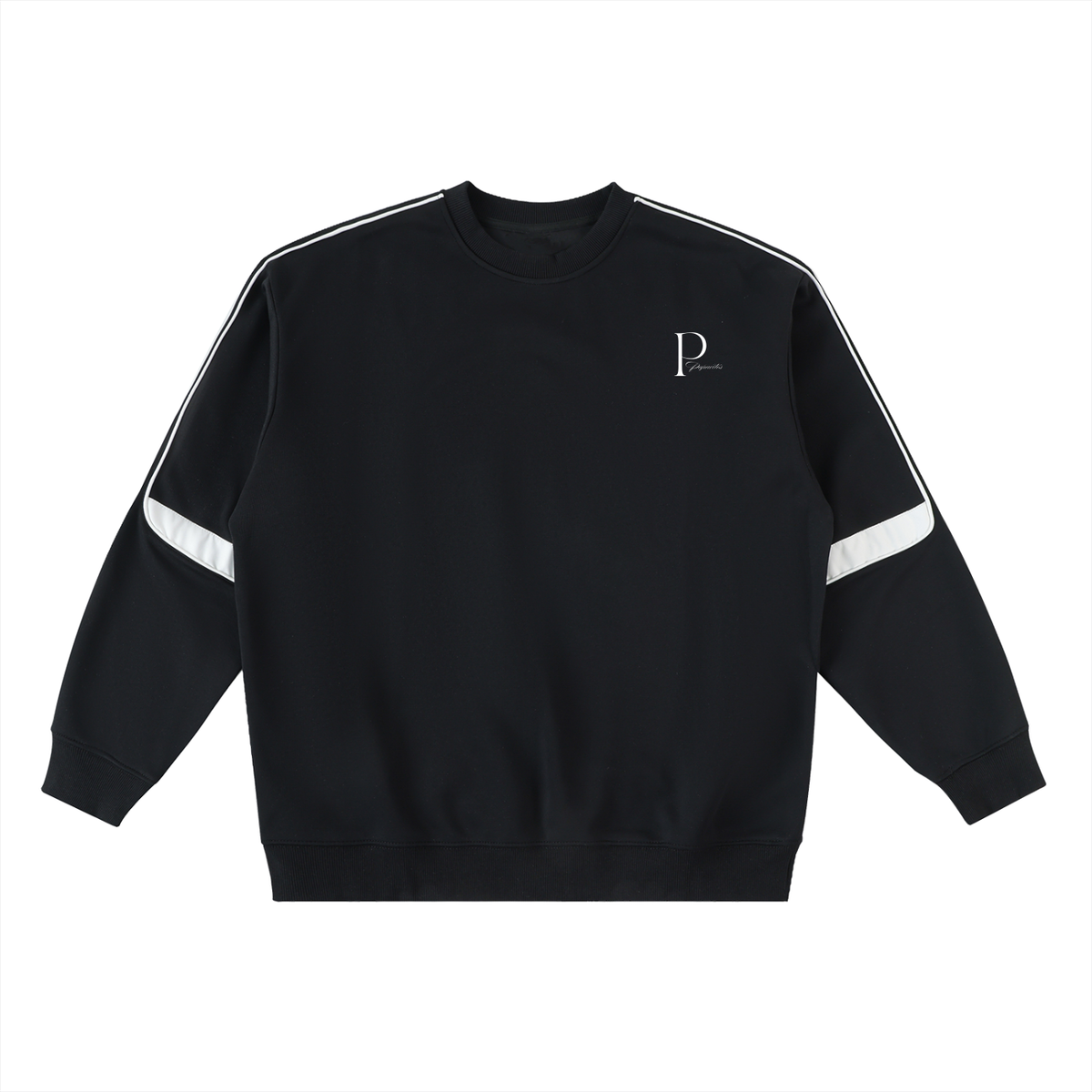 Papacitos Black Crewneck Sweatshirt 003P