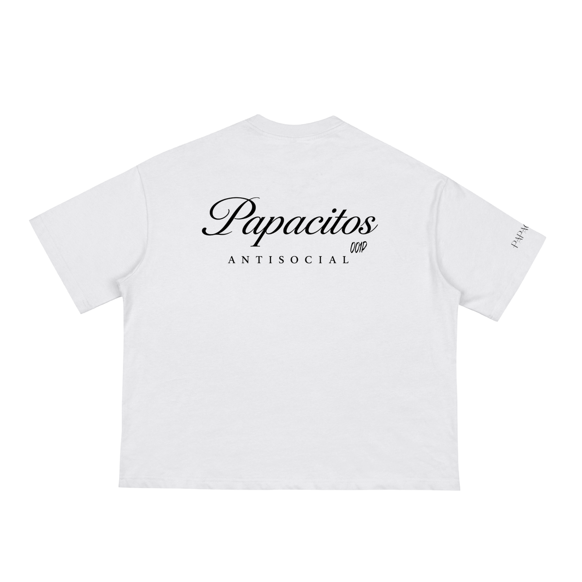 Papacitos Classic White Loose Boxy Tee 001P