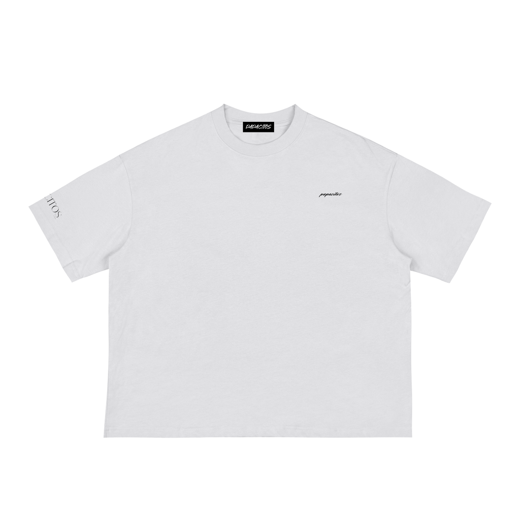 Papacitos Classic White Loose Boxy Tee 001P