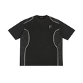 Papacitos Piped Black Panel T-Shirt 001P