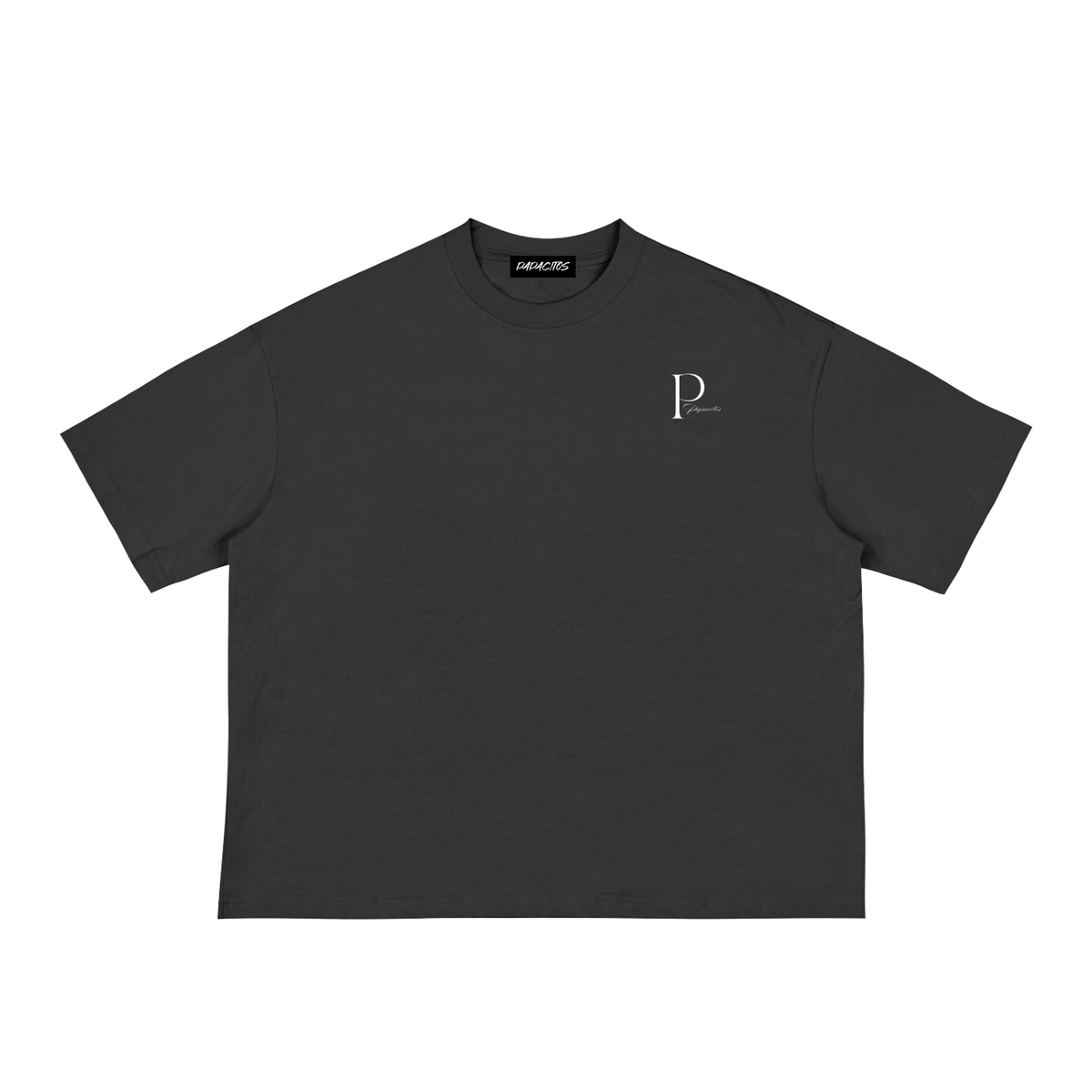 Papacitos Classic Black Loose Boxy Tee 002P