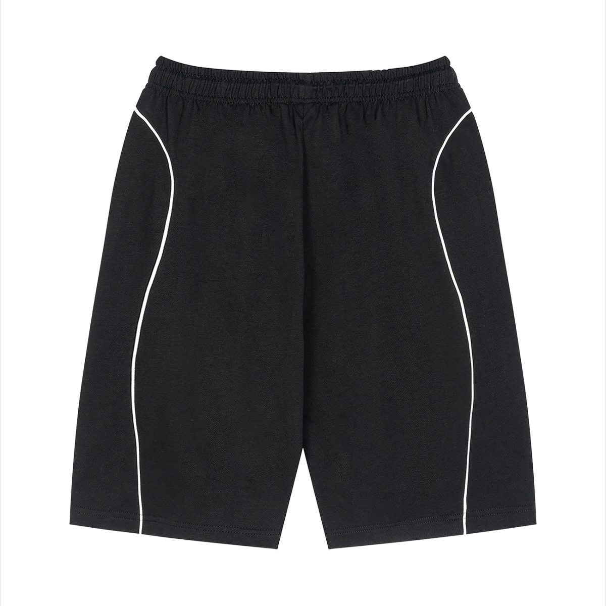 Papacitos Black Piping Drawstring Shorts 001P