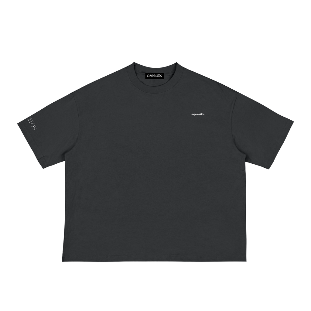 Papactios Classic Black Loose Boxy Tee 001P