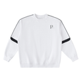 Papacitos White Crewneck Sweatshirt 003P