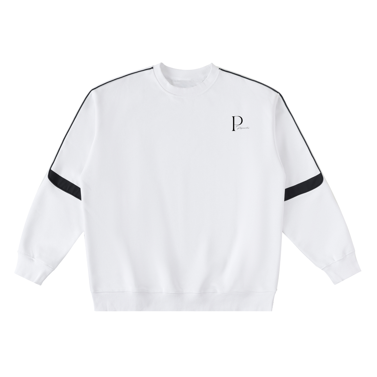 Papacitos White Crewneck Sweatshirt 003P