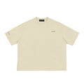 Papacitos Classic Loose Beige Boxy Tee 001P
