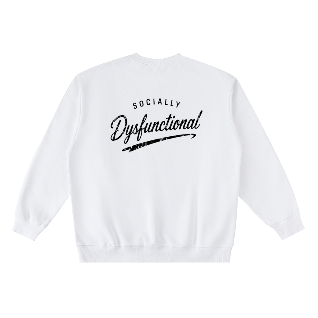 Papacitos White Crewneck Sweatshirt 003P
