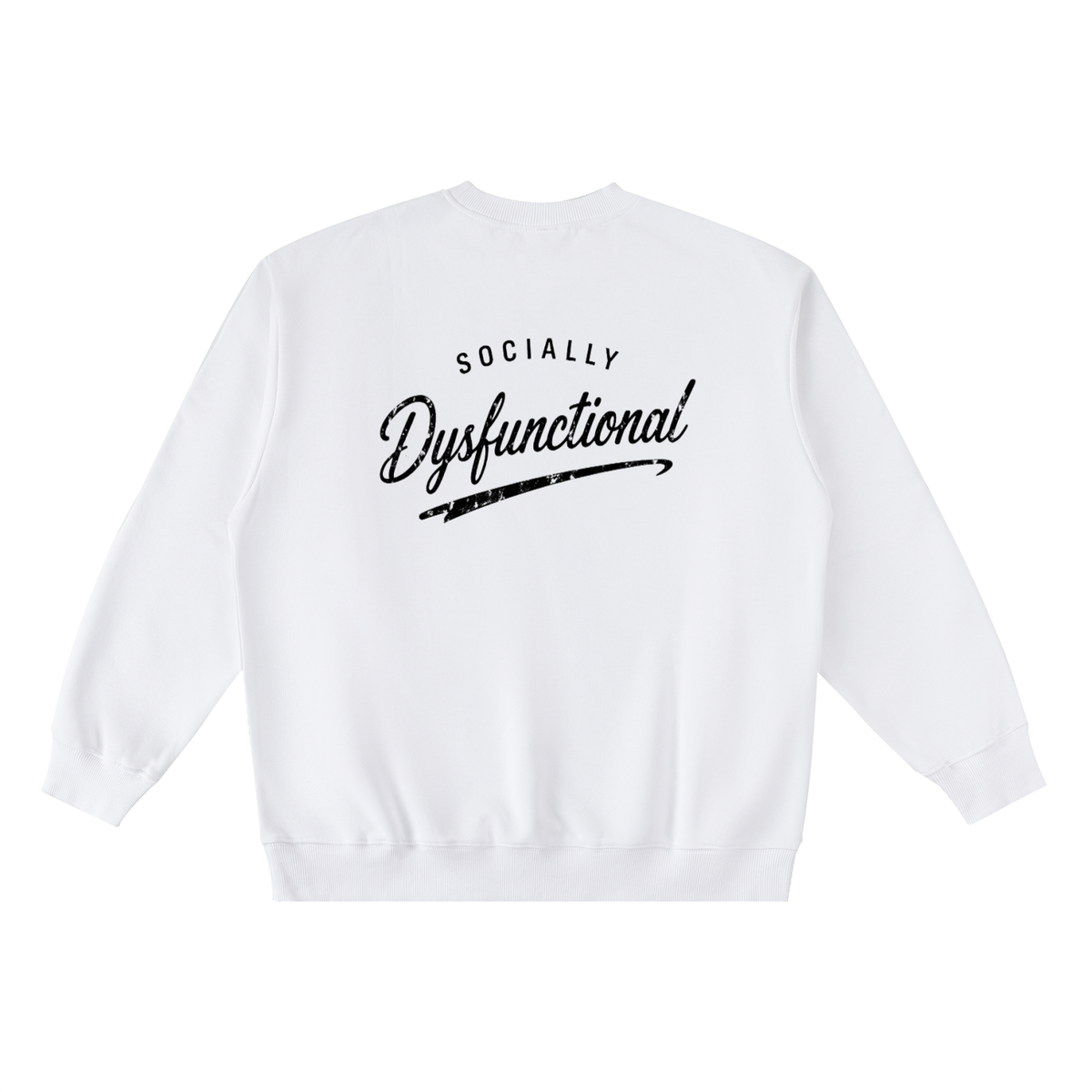 Papacitos White Crewneck Sweatshirt 003P