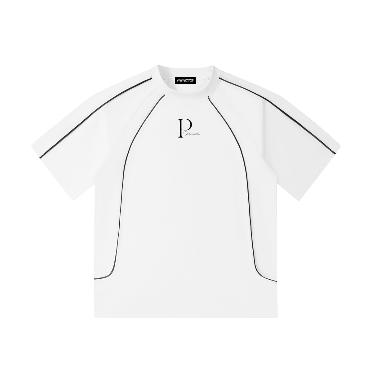 Papacitos Raglan White T-Shirt 001P