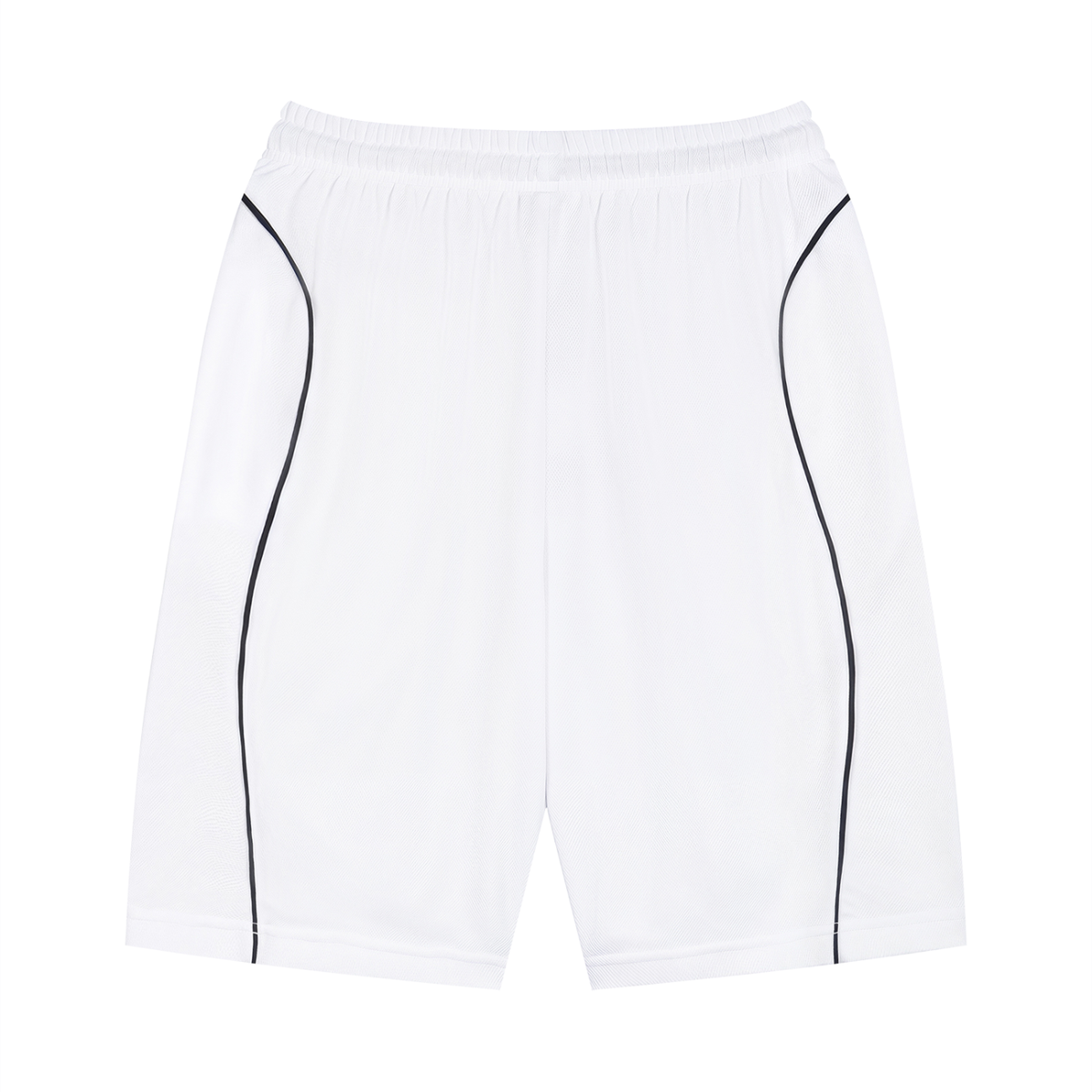 Papacitos White Piping Drawstring Shorts 001P