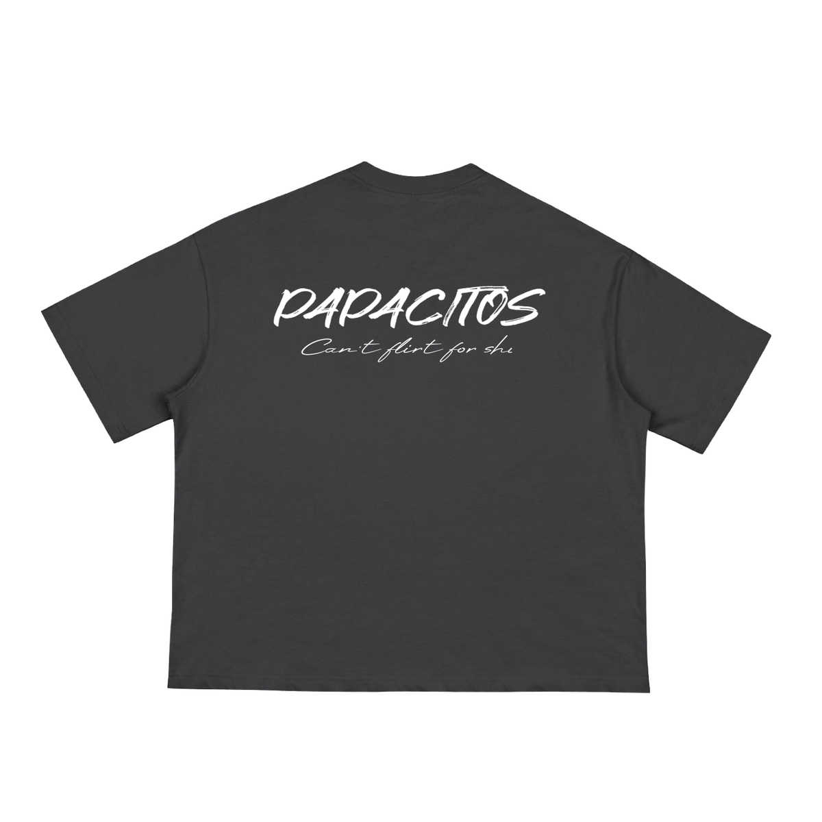 Papacitos Classic Black Loose Boxy Tee 002P