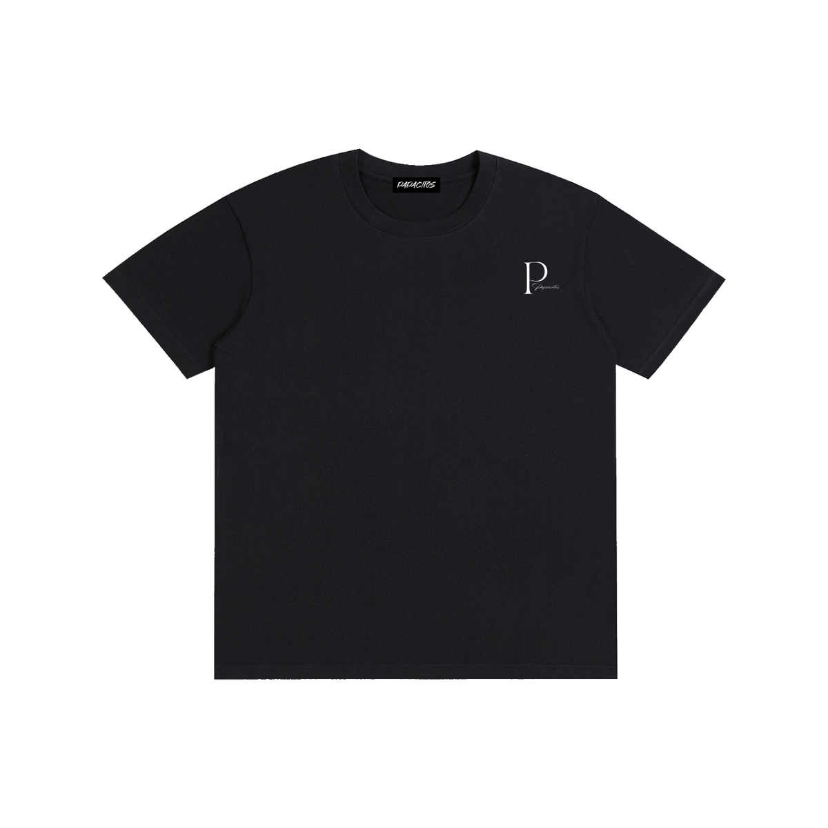 Papacitos Black Pure Cotton T-Shirt 001P