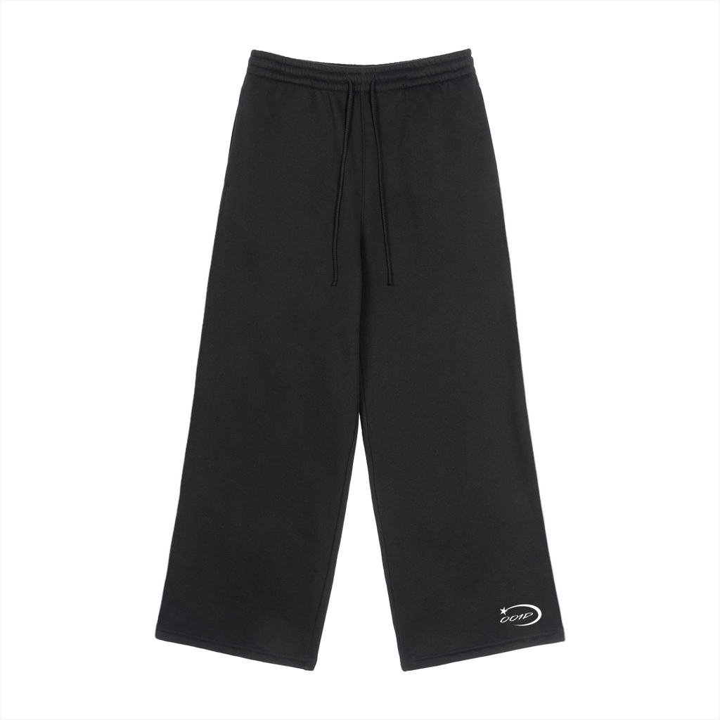 Papacitos Black Fleece Straight-Leg Sweatpants 001P