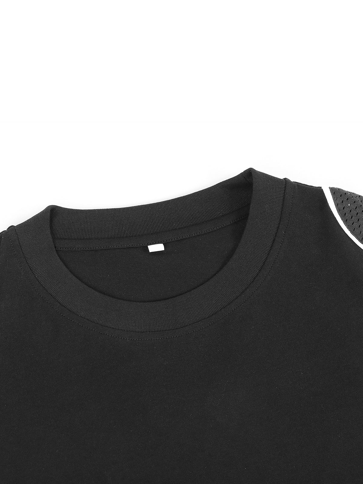 Papacitos Piped Black Panel T-Shirt 001P