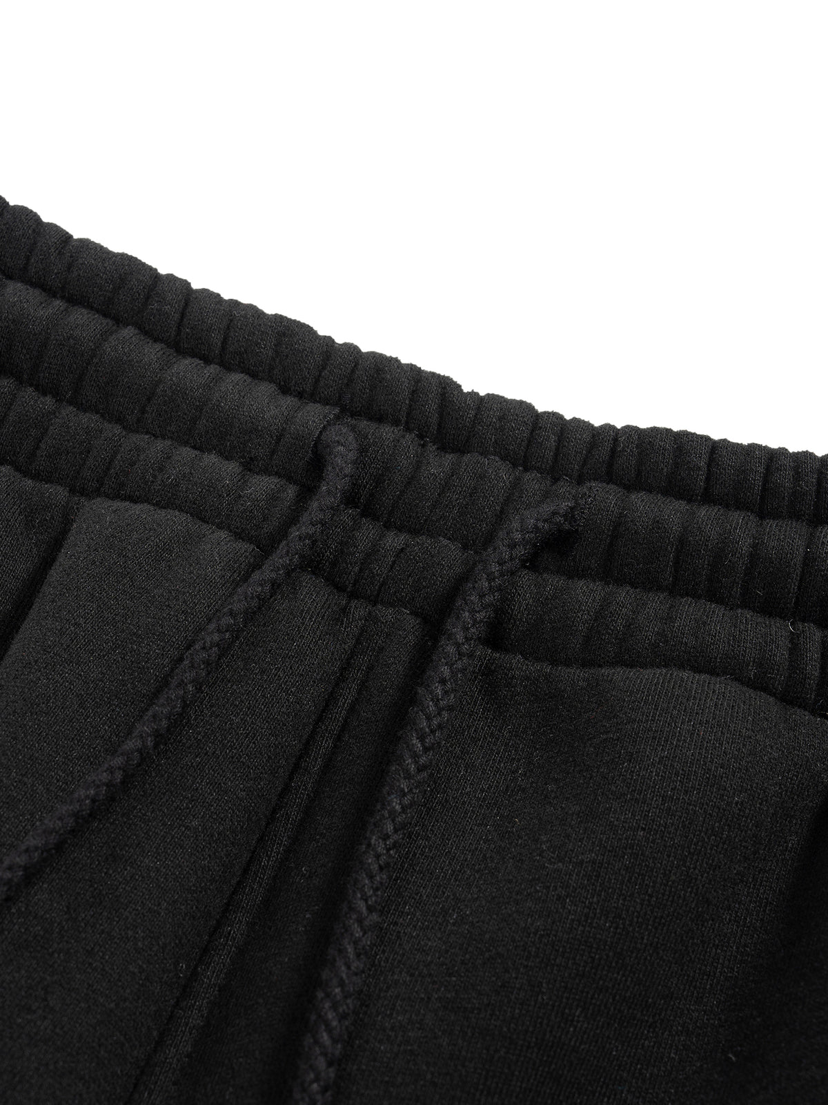 Papacitos Black Fleece Straight-Leg Sweatpants 001P
