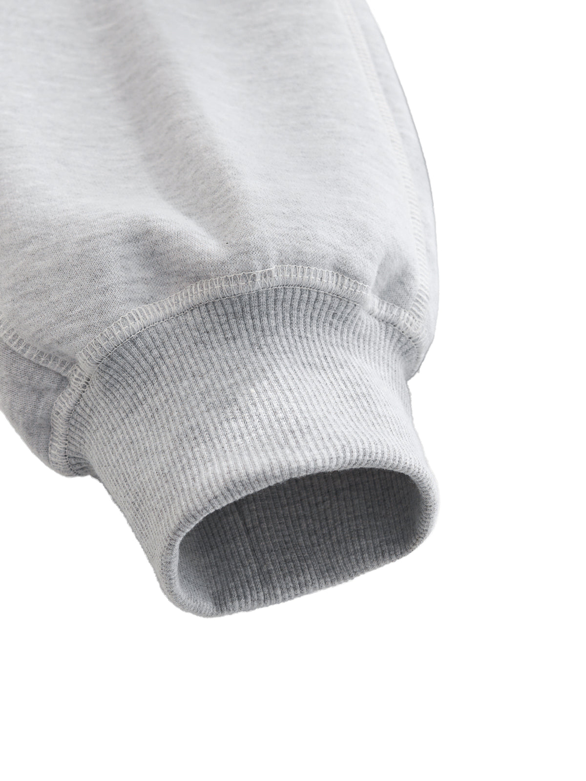 Papacitos Grey Boxy Fleece Zip Hoodie 003P